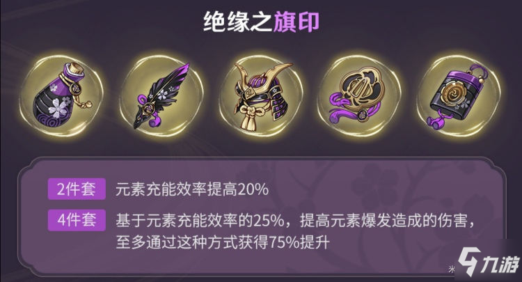 原神20绝缘之旗印圣遗物套装适用角色推荐