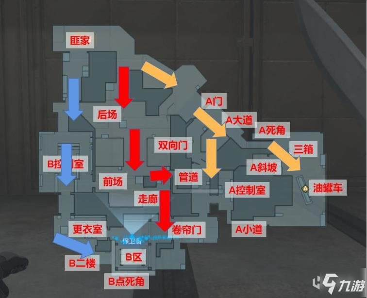 cfhd潜艇爆破模式进攻方思路详解 进攻路线分析