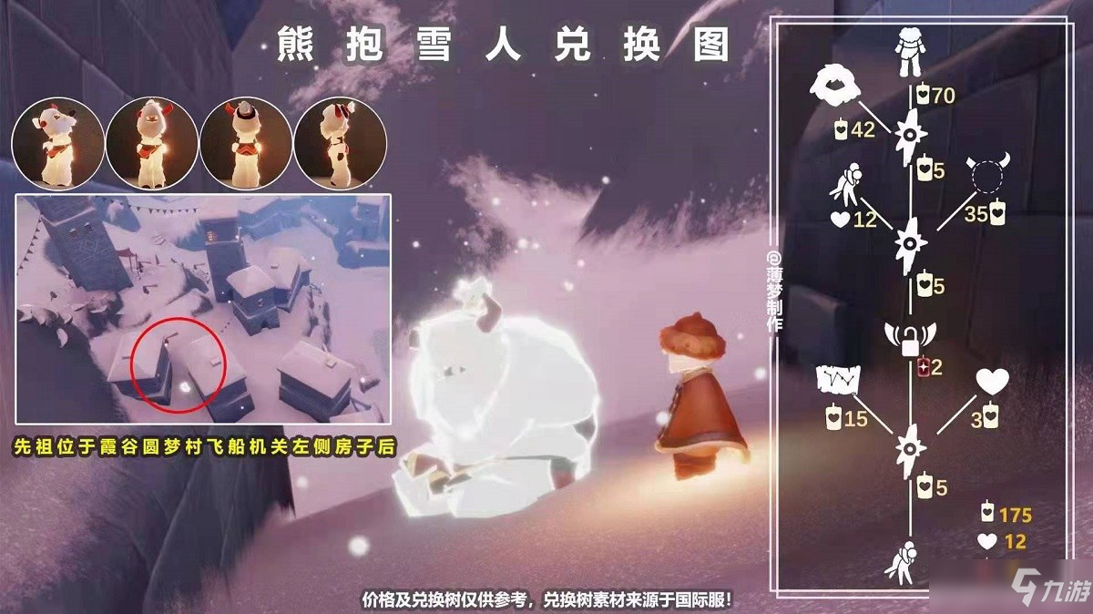 光遇雪人先祖位置介绍