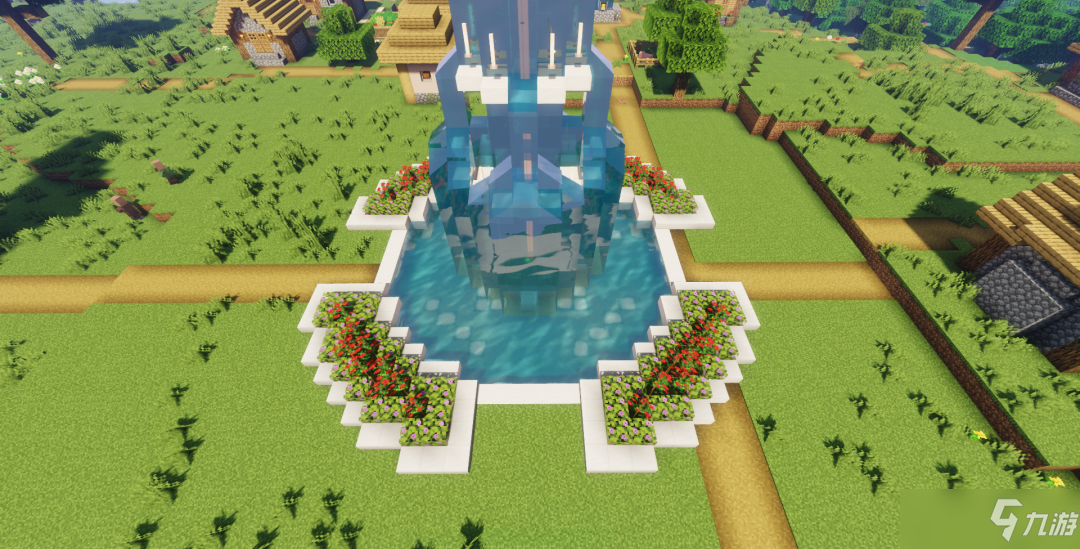 我的世界手游喷泉广场制作方法一览喷泉广场怎么制作