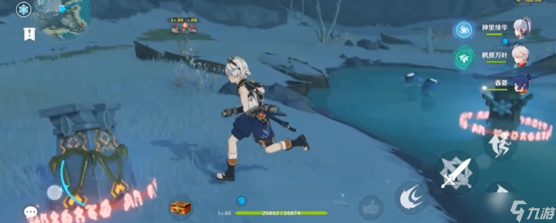 原神雪山冰柱子機關怎么解