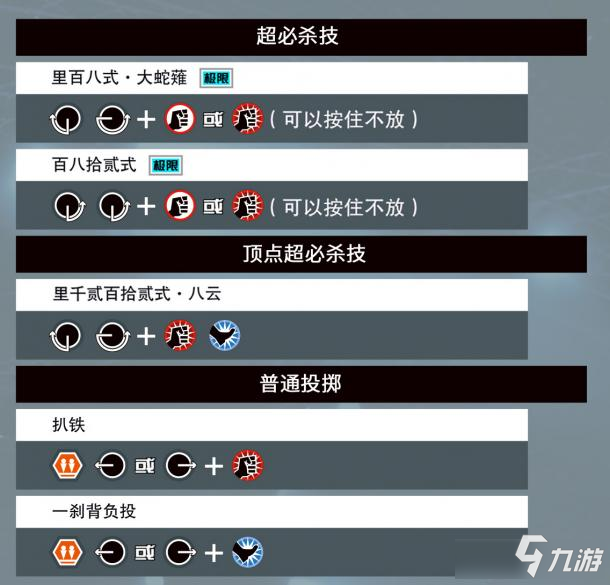 拳皇15草薙京有什么招式-拳皇15草薙京出招表分享