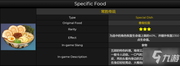 原神五郎特殊料理怎么做 常胜传说做法一览