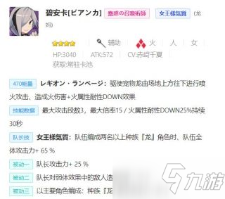 《世界弹射物语》火属性低星实用角色推荐
