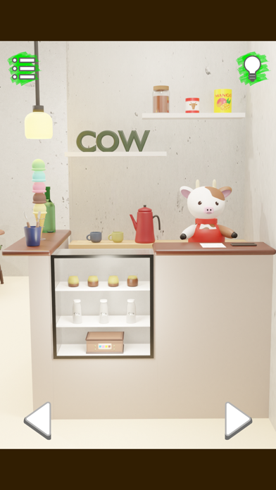 脱出ゲーム~牛のいるカフェからの脱出~截图1