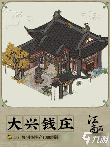 《江南百景图》大兴钱庄摆放攻略