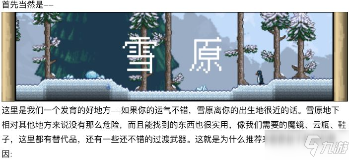 《泰拉瑞亚》萌新向的最全开荒指南