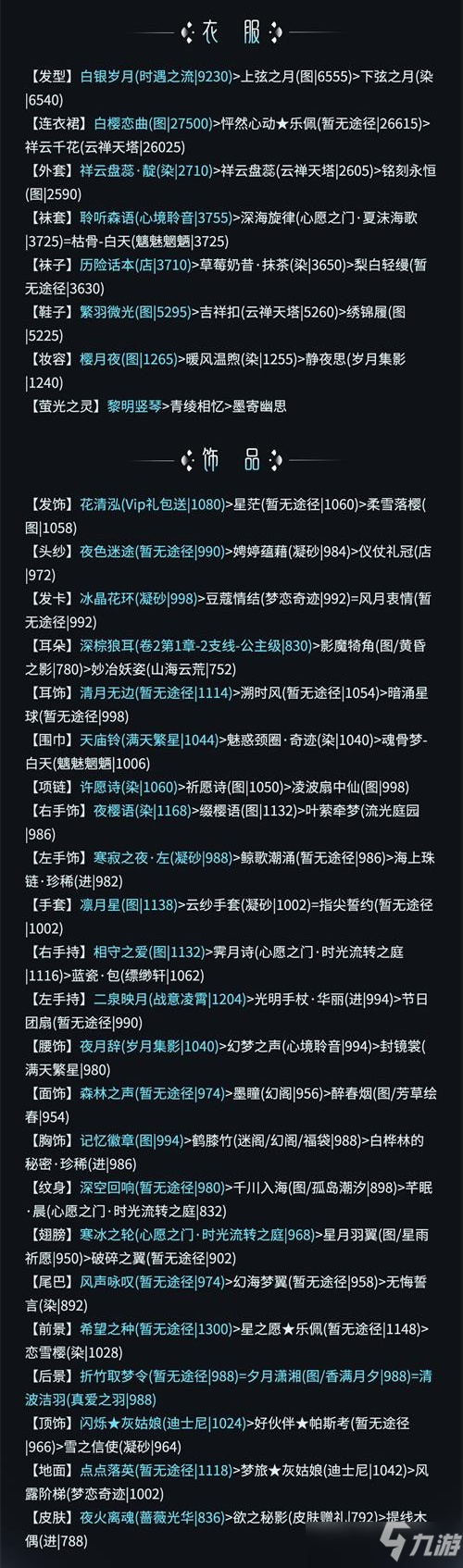 奇迹暖暖月狐偃息极限搭配攻略