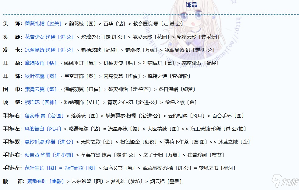 《奇迹暖暖》步斗踏罡完美搭配推荐