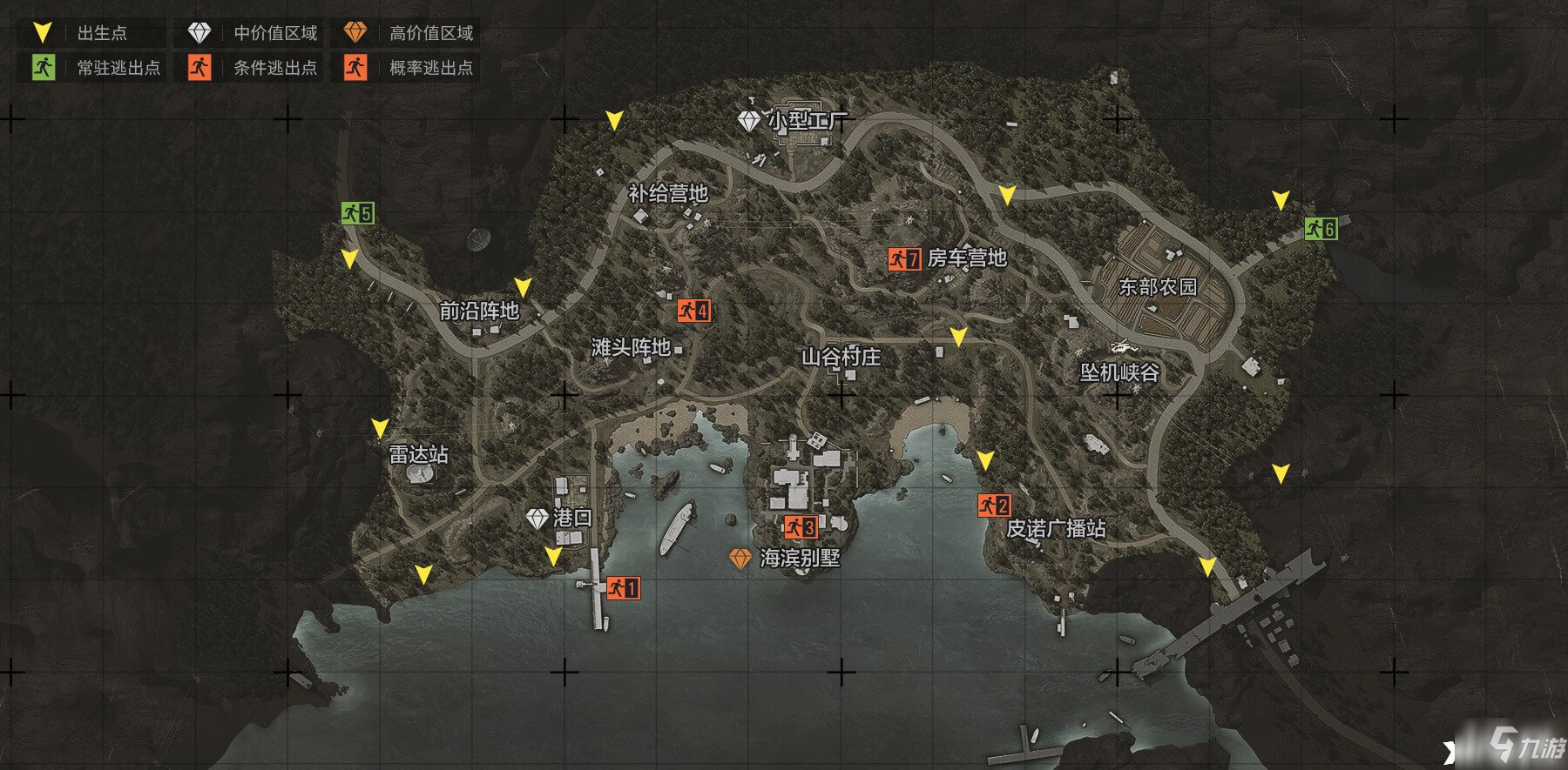 《暗区突围》油桶位置一览