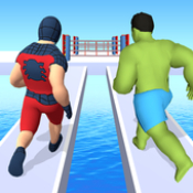 超级英雄桥跑比赛3D加速器