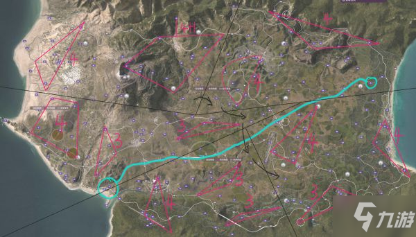 《極限競速地平線5》傳送廣告牌位置標注