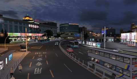 巴士模拟2北京截图