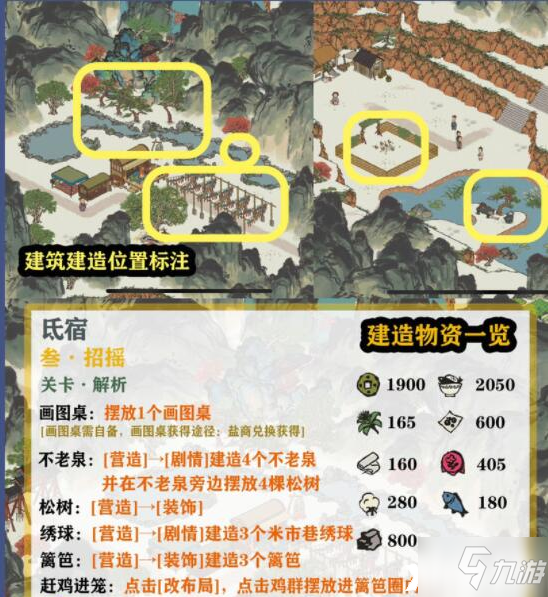 《江南百景图》鸡鸣山招摇任务攻略