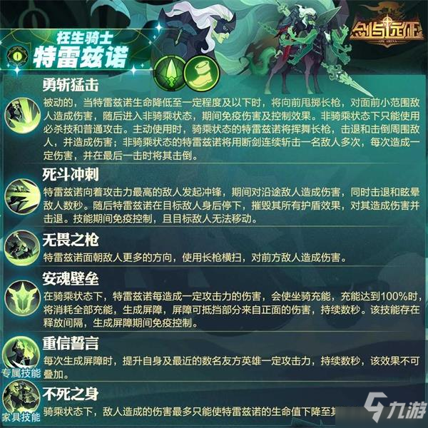 剑与远征特雷兹诺怎么样 角色技能强度介绍
