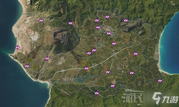 《极限竞速地平线5》全收集要素及重要位置地图