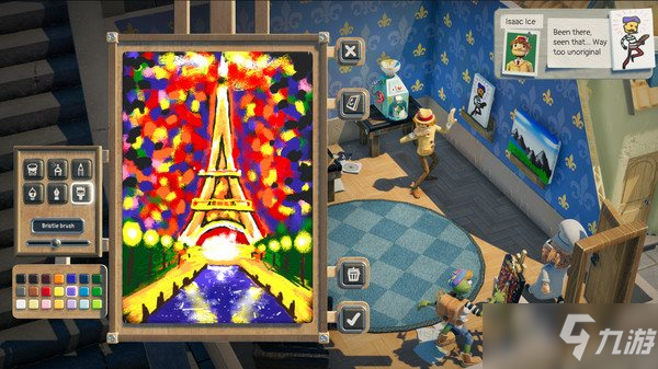 模拟绘画游戏《饥饿派画家2》上线Steam