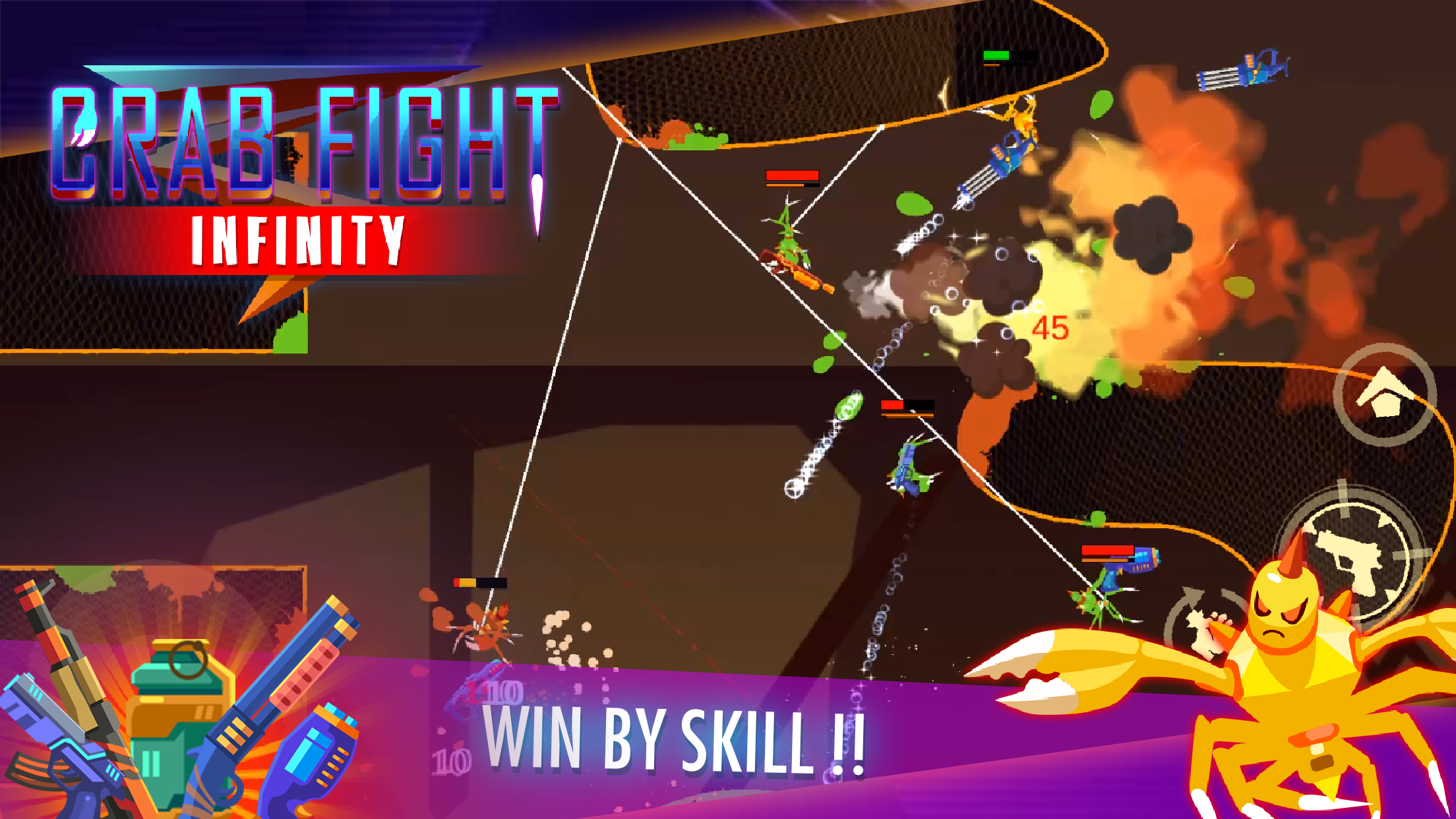 CrabFightInfinity好玩吗 CrabFightInfinity玩法简介