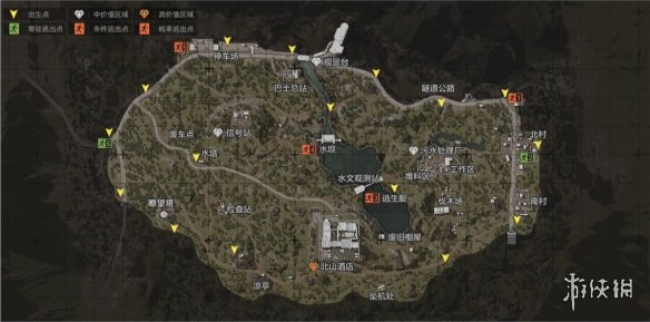 《暗区突围》北山撤离思路分享 北部山区撤离路线推荐