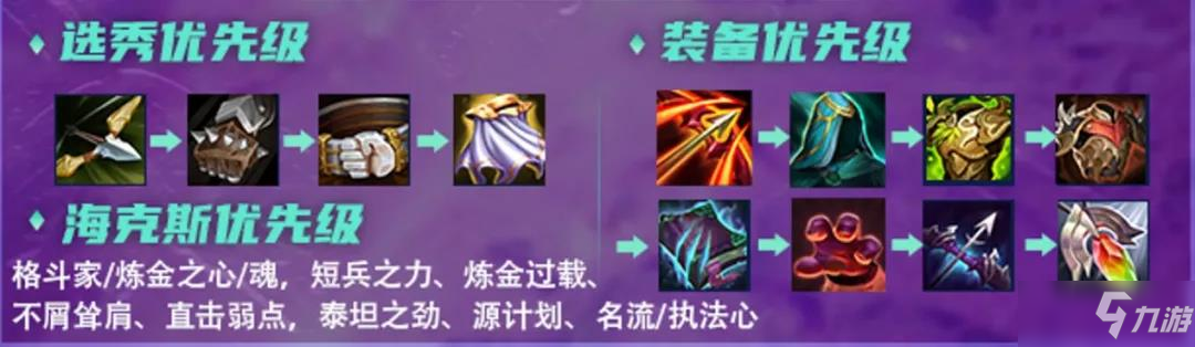 《云顶之弈手游》厄加特阵容搭配 11.24炼金斗枪厄加特出装