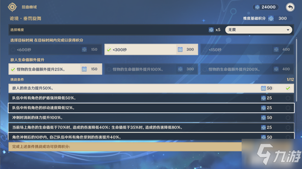 原神导能圆盘垂罚旋舞2400分攻略