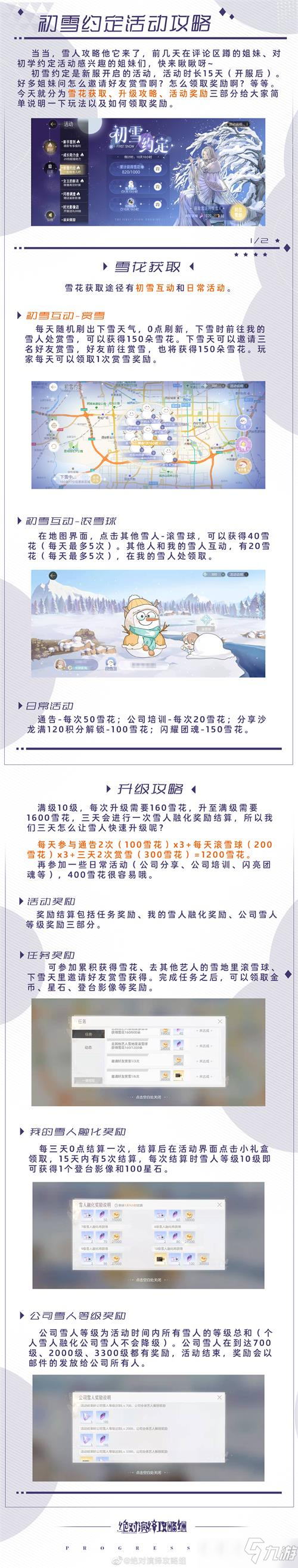绝对演绎初雪约定活动玩法攻略