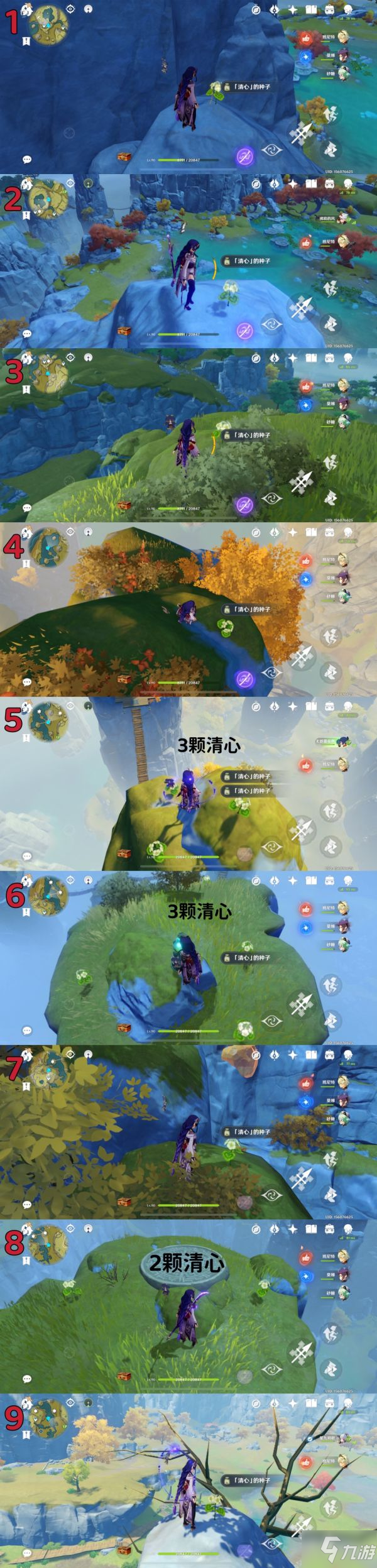 《原神》清心高效采集线路推荐