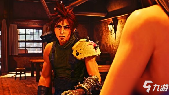 《FF7：重制版》克勞德紋理MOD 畫風(fēng)逐漸JOJO化