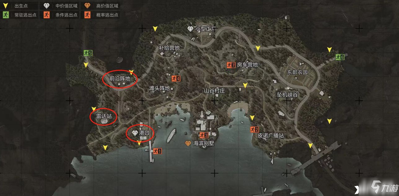 《暗区突围》山谷中西部打法攻略