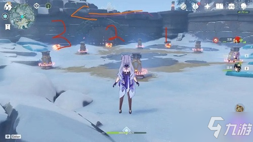 《原神》覆雪之国三个仙灵位置介绍