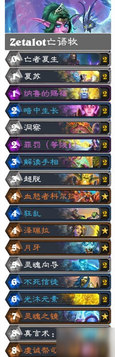 炉石传说奥特兰克的决裂最新卡组一览