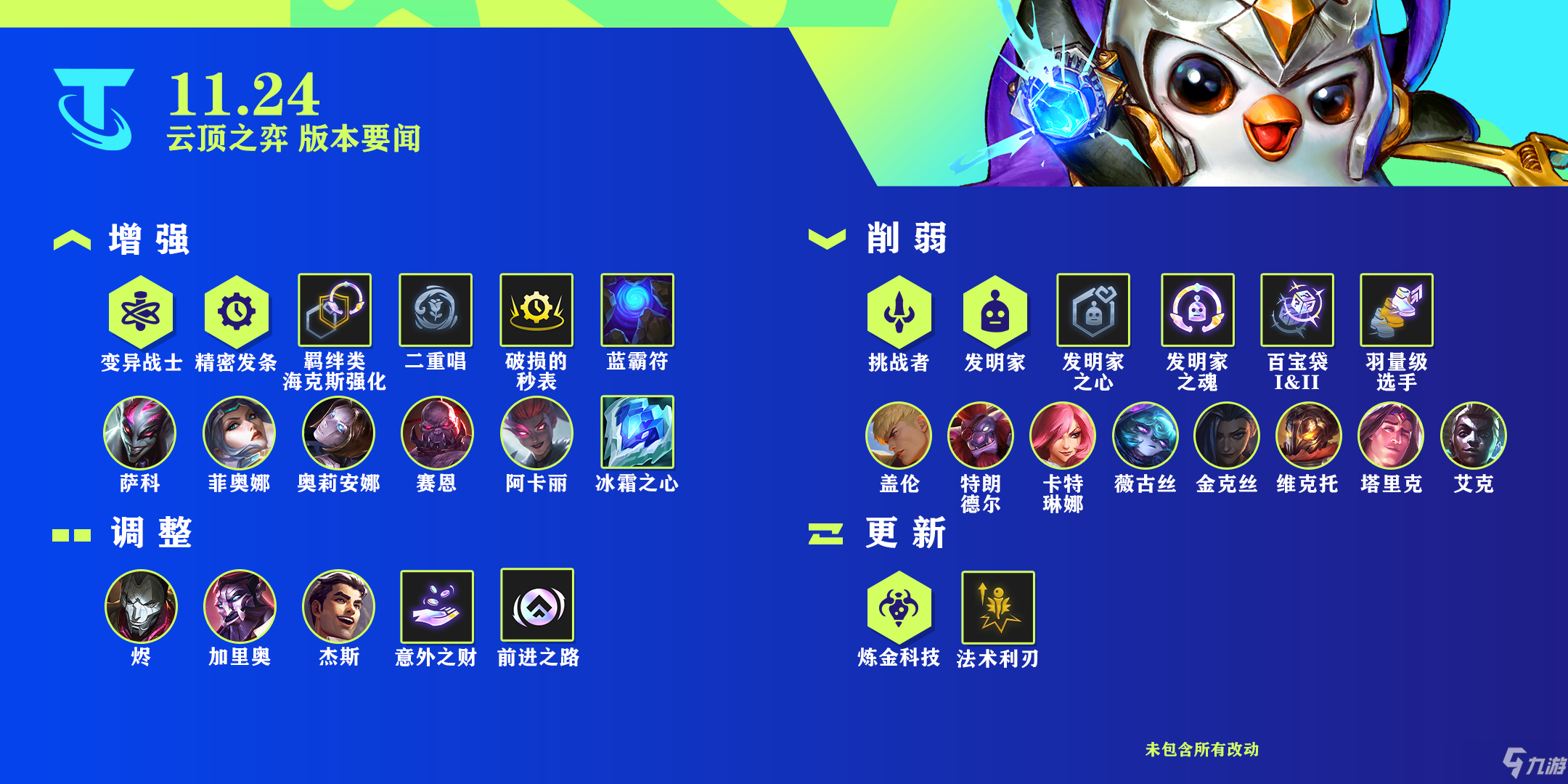 《云顶之弈》11.24版本更新内容分享