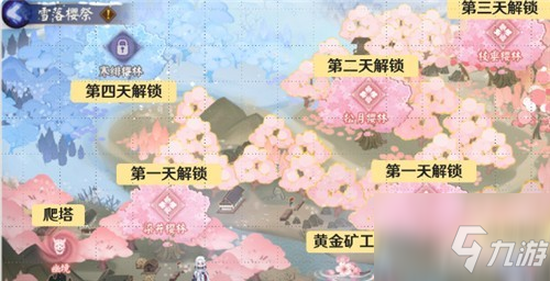 阴阳师枝垂樱林路线设计攻略，25格内通关和击败所有妖灵