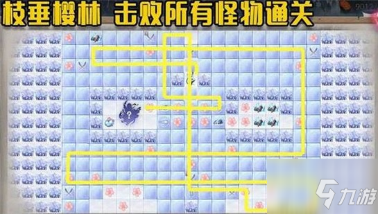 陰陽師枝垂櫻林怎么走 陰陽師枝垂櫻林攻略通關路線圖