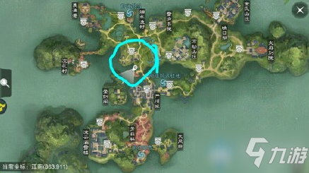 2021《一梦江湖》手游3月23日坐观万象打坐位置