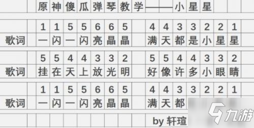 原神风物之诗乐谱大全 风物之诗最新琴谱分享