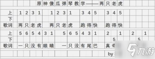 原神风物之诗乐谱大全 风物之诗最新琴谱分享