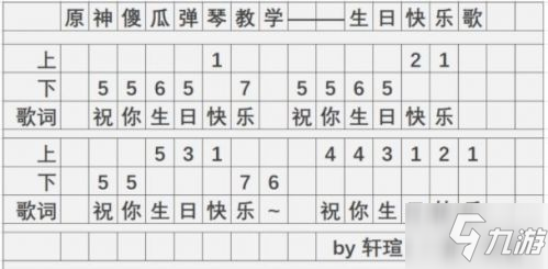原神风物之诗乐谱大全 风物之诗最新琴谱分享