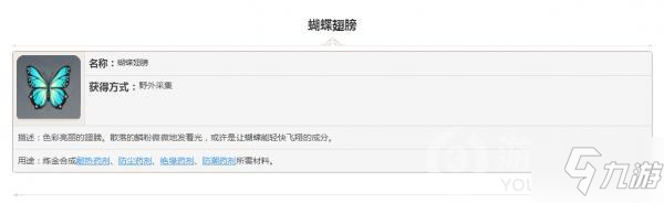 原神采集素材蝴蝶翅膀怎么样 采集素材蝴蝶翅膀图鉴汇总