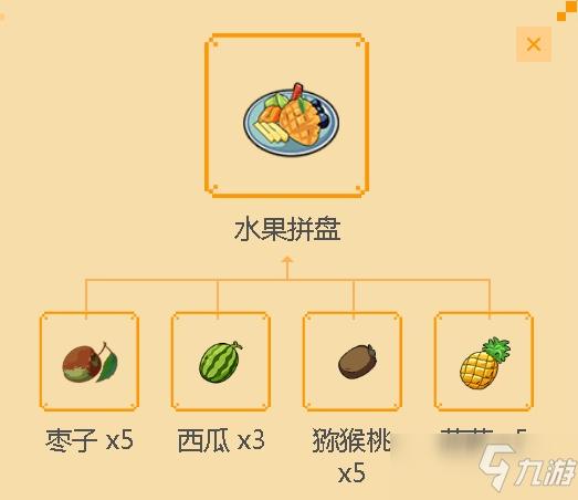《小森生活》水果拼盤菜譜一覽