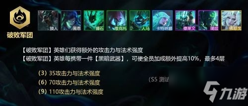 《云顶之弈》s5破败军团转职装备怎么合成