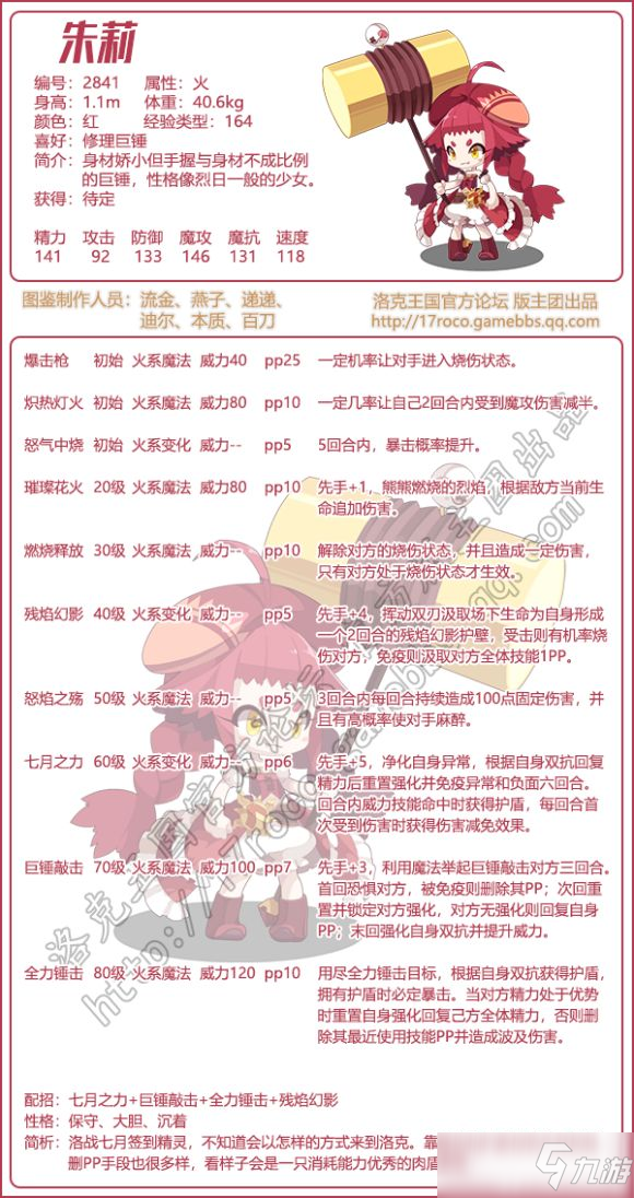 洛克王国新宠物朱莉技能效果与角色强度分析