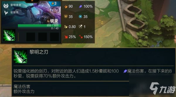 《云顶之弈》S5赛季锐雯属性介绍