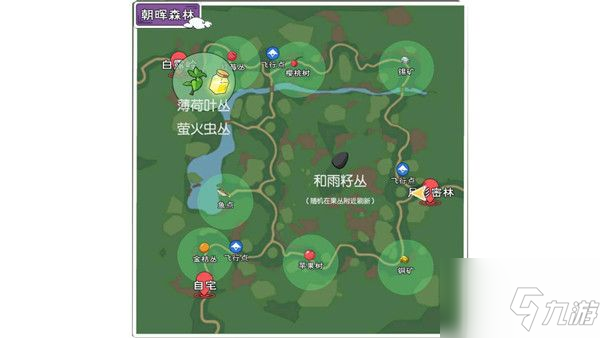 小森生活资源点大全 小森生活资源分布位置详情