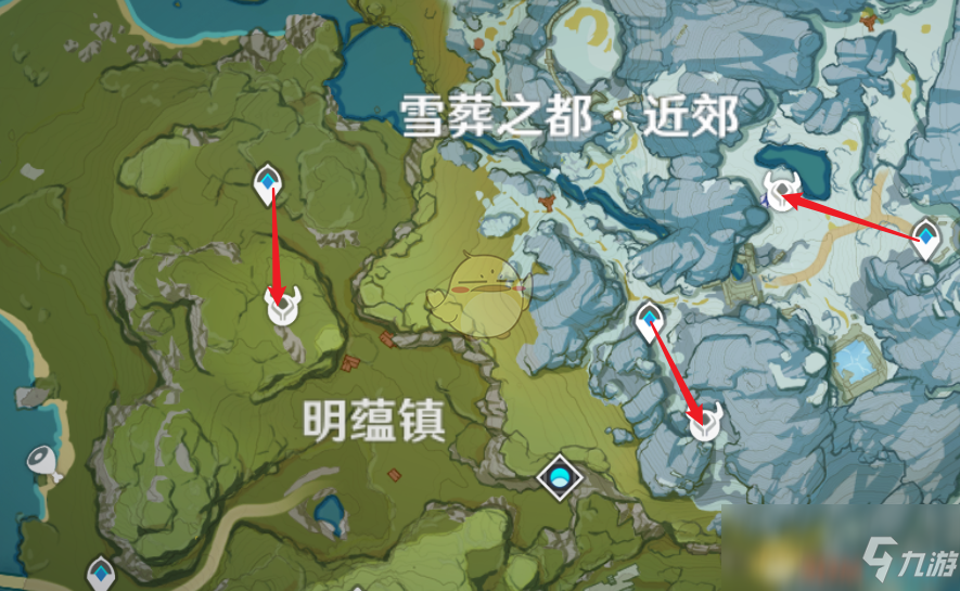 《原神》愚人众分布图