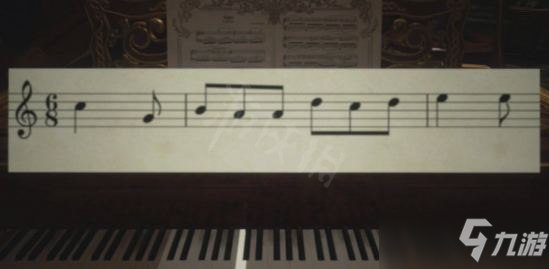《生化危机8》钢琴曲谱弹奏方法