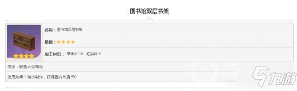 原神家具圖書(shū)館雙層架圖鑒匯總 家具圖書(shū)館雙層架怎么樣