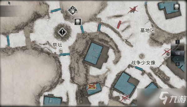 《生化危机8》城堡地图全蓝收集