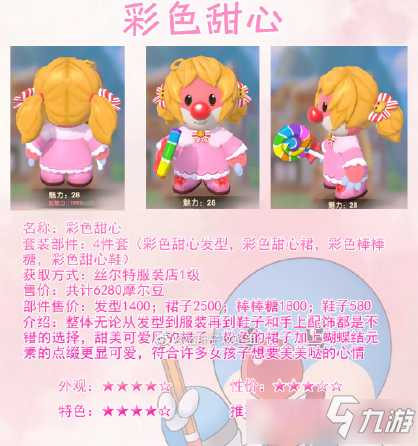 《摩尔庄园》手游彩色甜心套装评测