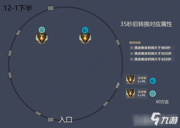 原神 1.6深渊12层怪物位置和怪物属性一览